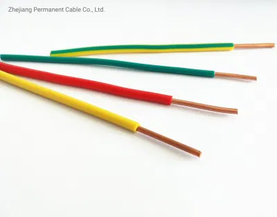 precio de fábrica de Cable eléctrico de la CVR 1mm 1,5 mm 2,5 mm 4mm 6mm 10mm de la casa de PVC Cableado Cable eléctrico