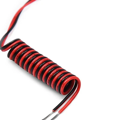 Cable de cobre rojo y negro cable de cobre estañado paralelo flexible Cable de altavoz eléctrico para cable de vídeo
