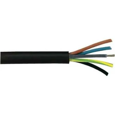 Cable de alimentación de varios conductores RVV 2 3 4 5 Core 0,75mm 1mm 1,5mm 2mm 5mm 4mm 6mm cable eléctrico flexible