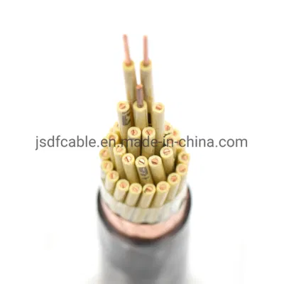 Conductor de cobre aislados en PVC y recubierto de cobre trenzado El cable Cable de control flexible de pantalla