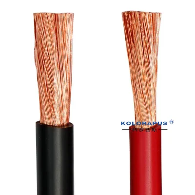 Kolorapus de núcleo único 1,5mm 2,5mm 4mm 6mm 10mm 16mm 25mm Cable eléctrico RV aislado de PVC de cobre y cable