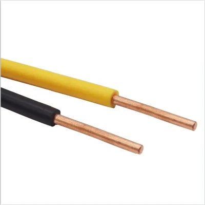 Conductor de cobre de la casa eléctrico de PVC Cableado Cable de alimentación de un solo núcleo el cable de masa