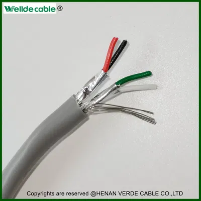 Par trenzado de 1,5 mm de multi-core de 2,5 mm Cable de altavoz Flexible Cable de comunicación de datos