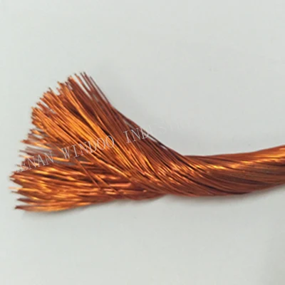 Cable de cobre esmaltado trenzado UEW F cable de cobre magnético de alta dureza Para bobina de iluminación