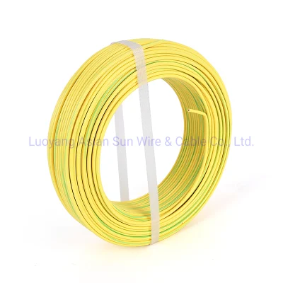 China caliente 1,5 mm2 2,5 mm2 4 mm2 6 mm2 10mm2 Cobre de núcleo simple PVC Casa de cableado cable eléctrico y alambre de construcción