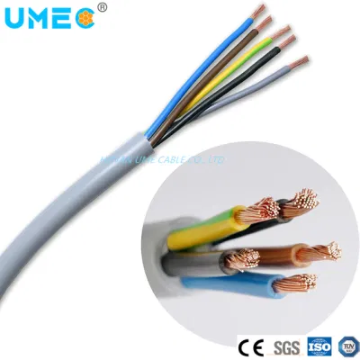 Cable de instalación flexibles Ysly-Jb 3X4mm² 5 x 4 mm² 7x4 mm² de cable de control de la conexión de cable eléctrico Ysly-Jz Ysly