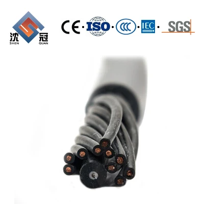  Shenguan Cable estándar americana y 0,75 mm2 LV El Cable de control Cvv Cable Eléctrico Cable eléctrico fabricado en China