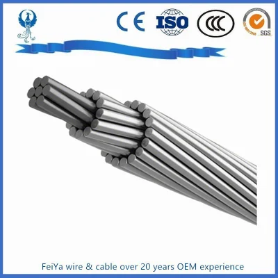 Conductor AAAC/AAC /ACSR conductor de transmisión de cable eléctrico integrado de antena ABC Núcleo de cobre de conductor desnudo de media tensión