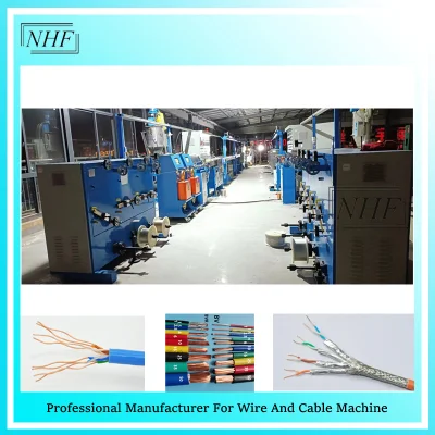 PVC de alta velocidad/PU/PE/TPU/cable de plástico LSZH extrusión Extrusión de la línea de producción que hace la máquina extrusora de funda de cable de alambre que hace la máquina