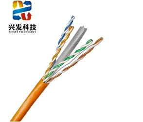 Conductor de cobre UTP CAT6 HDPE Separador aislante PE/LSZH Revestimiento de PVC/Cable LAN