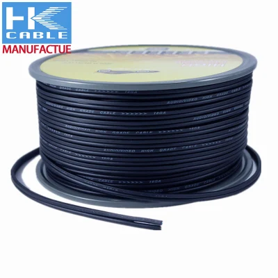 PVC insulation 300V China fabrica AWM rojo y negro TCCA/CCA Cable eléctrico de altavoz de cobre puro