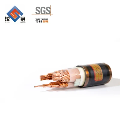 Shenguan 4/1kV PVC Cobre 0,6 núcleo XLPE Swa cable blindado Cable eléctrico subterráneo de 4X25mm2 H1z2z2-K cable solar TUV PV1-F.