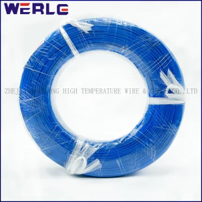 UL 1007 32 AWG de cobre con aislamiento de PVC homologado azul eléctrico conductor eléctrico de Cable Coaxial de alimentación personalizado