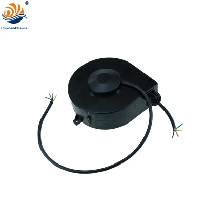 Auto-bloqueo Home Appliacation Power Retractable automático carrete de cable para lámpara