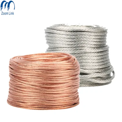 El tamaño de cable de cobre de alta calidad para la conexión a tierra de la bobina de hilo de cobre desnudo