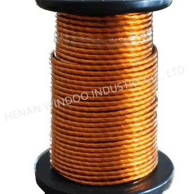 0,08mm *120 Pi Litz trenzado de Mylar de cobre aislado con cinta Alambre de bobinado