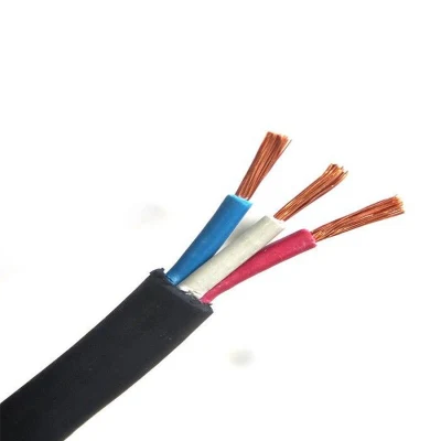 De 3 núcleos de 5 núcleos de 2,5 mm 4mm el aislamiento de PVC flexible de cobre sólido de 10mm de núcleo único precio de cables eléctricos