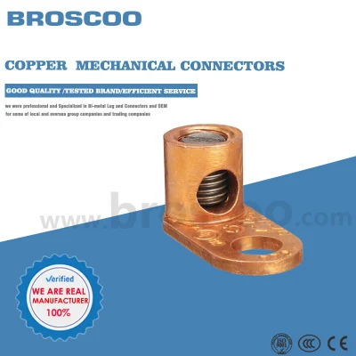 Conectores mecánicos de cobre Terminal de cable eléctrico mecánico aislado de cobre Proveedores Precio