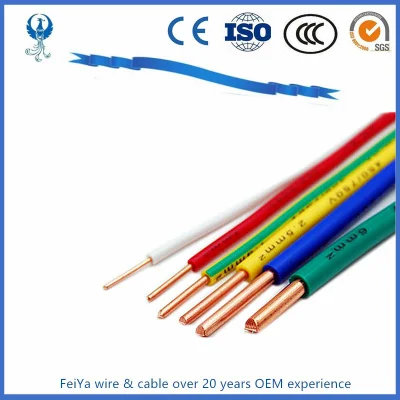 Conecte el cable de la lista Elevaul 600V de la 2/0AWG a 14AWG alambre eléctrico de cobre trenzado sólido o Conductor para el mazo de cables de cobre aluminio Cable de control
