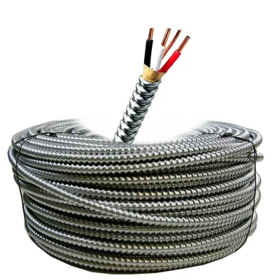 Capa de metal revestido de metal Cable Cable de alimentación 600V Cable Thhn/Thwn-2 Cable Eléctrico Conductor de cobre de la armadura de aluminio Cable Mc