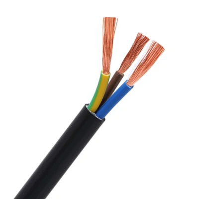 Cable de fuente de alimentación con certificación VDE estándar alemán H05VVH2-F/H05VV-F.