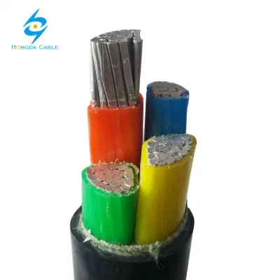 XLPE de baja tensión aislados en PVC/Metro cable de alimentación de aluminio