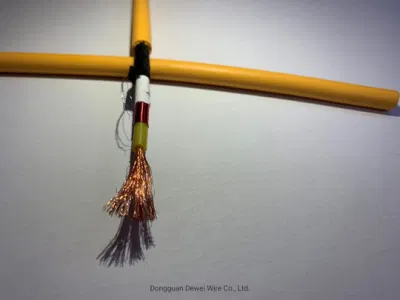 Conductor de cobre desnudo Cable del sensor de aislamiento de silicona con 20AWG Dw32