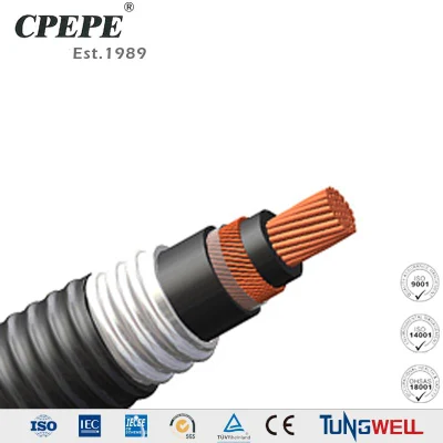 El cable eléctrico de baja tensión de 4 núcleos de 70mm2 / 10 mm2 de 5 Núcleos de cable de alimentación XLPE