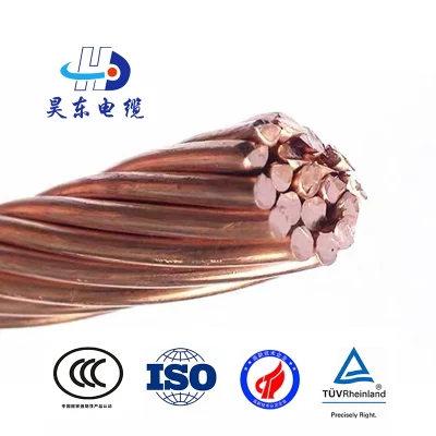 Sólido desnudo o alambre de cobre 1,5mm - 400mm Bare Conductor de cobre (personalizable)