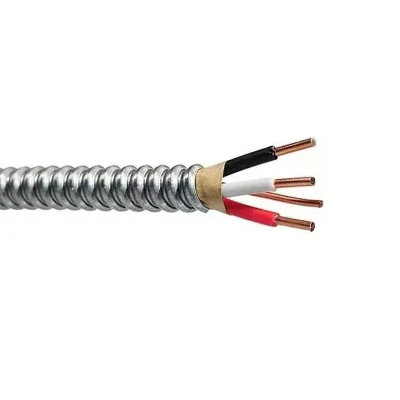 Cable de armadura interbloqueado de 10 12 14 16 AWG cable de cobre Cable conductor MC