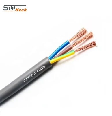 Cable eléctrico cable eléctrico flexible trenzado sólido