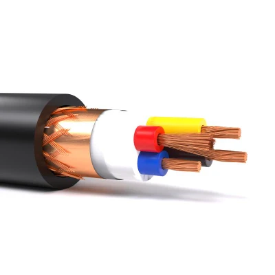 Cable aislado de goma 3 x 2,5 mm de 5x16mm2 de 25kv 133kv Yjv blindados de cobre cubierta de PVC XLPE o cable eléctrico de potencia