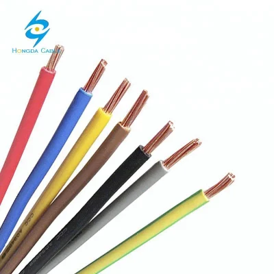 1,5 a 2,5 mm 4mm 6mm 10mm de cobre de un solo núcleo de la casa de PVC Cableado Cable eléctrico y el cable Precio