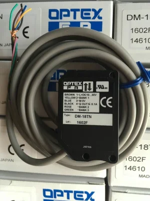 Nuevo Optex DM-18tn (E) RGB Color sensor NPN cable de 2 metros Buen precio