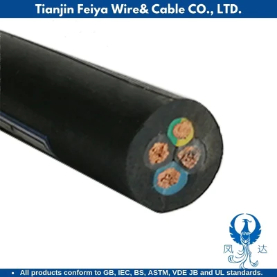  Cable flexible 3x12 3X10 4X10 4X8 AWG Soow 600V Cable de goma