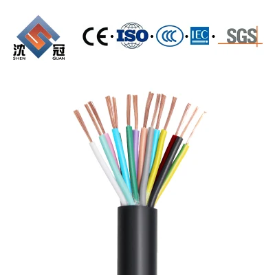 Shenguan 300/500V Conductor de cobre aislados con PVC barato Cable Cable de mando de Cable Eléctrico Cable de la cadena de arrastre