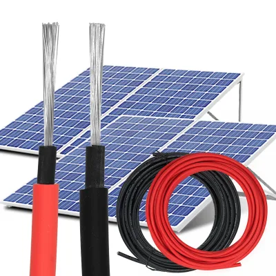 El cable eléctrico 6 y 8 mm 10 mm2 de 16 mm2 de 2,5 mm2 de la Energía Solar de 220V, Cable de alimentación de los paneles solares