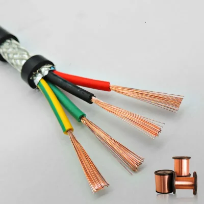 2 3 4 núcleo 0,3mm 0,5mm 1,5mm 2mm 4mm 6mm Cable eléctrico Rvvp UL aprobado 99,99% puro cobre PVC Control Cable de protección de señal