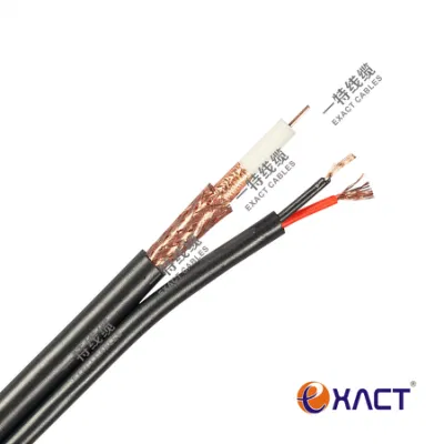 Cable coaxial compuesto CATV CPR ECA RG59+DC/RG59+Power/RG59+2x0,5/RG59+2x0,75
