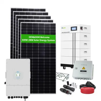Home 8KVA Paneles de fotolvaicos Energía Energía Solar almacenamiento de baterías eléctricas Fuera de la red