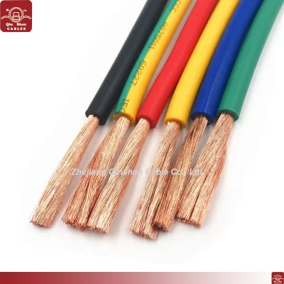 2,5 mm 4mm 6mm 10mm 16mm cable de cobre de un único núcleo RV eléctrico cable flexible de PVC y el cable de alambre de la construcción del hogar
