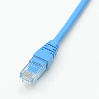 Cable de conexión Ethernet CAT6 de alta calidad de 10 metros sin blindaje puro Cable de conexión de cobre cable de conexión UTP de 4 pares