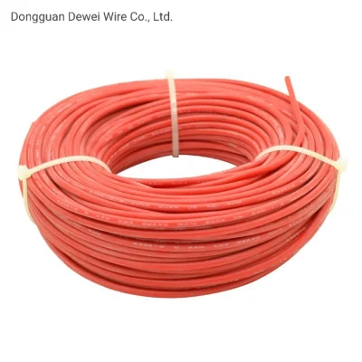 Dw03 005 14 AWG alambre silicona Cable eléctrico de corriente nominal
