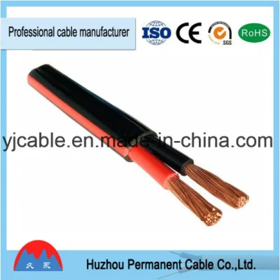 Trenzado de bajo voltaje eléctrico eléctrico conductor de cobre recocido aislamiento de PVC de soldar el cable