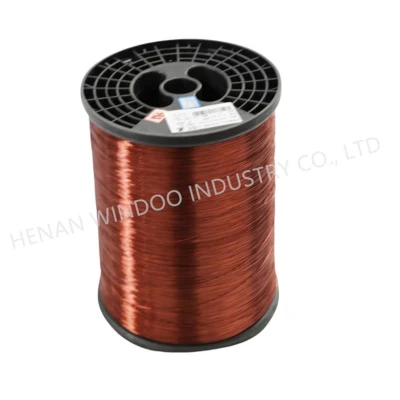 Alambre esmaltado cable de cobre revestido alambre de aluminio 155 QA 0,65mm CCA Alambre de bobinado