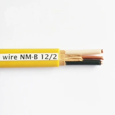 UL Solid 14/2 10/2 14/3 12/3 10/3 8/3 6/3 12/2 NMB Wg 100 Cable amarillo 100FT
