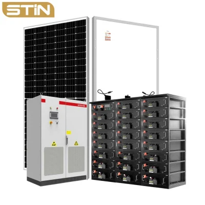 50kw 100kw 150kw 200kw 300kw 400V atado Panel de energía solar híbrida de generador de energía del sistema de almacenamiento eléctrico Inverter con batería de litio para uso comercial Home /
