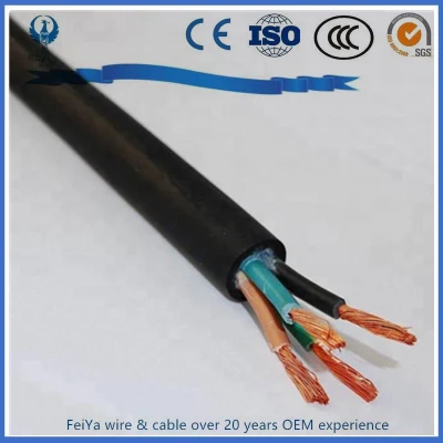 Suministro de la fábrica China Nyy H07RN-F de aluminio/cobre con aislamiento de goma flexible Cable Eléctrico Cable Eléctrico Cable de alimentación de la minería de soldadura