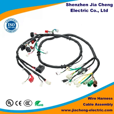 Industrial precisa de PVC de terminal del cable adaptador de conector hembra del mazo de cables