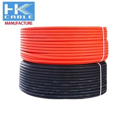 Hot 1,5 a 2,5 mm 4mm 6mm 10mm de cobre de un solo núcleo Solar PV DC el cable eléctrico para la construcción de cableado interno del aparato